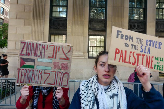 USA, Pro-palästinensischer Protest in New York