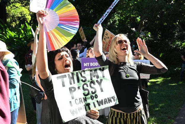 Australien, Pro-Choice Protest in Brisbane