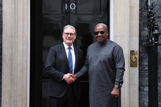 London, Keir Starmer empfängt John Dramani Mahama