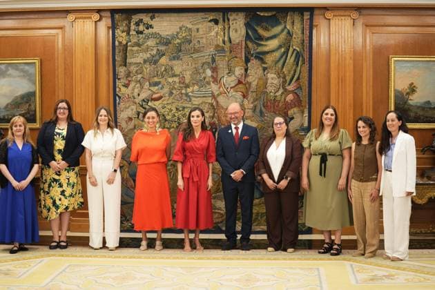 Royals, Königin Letizia nimmt an Treffen zu Digital Moms in Madridteil