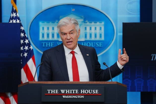 USA, Mehmet Oz Pressekonferenz in Washington