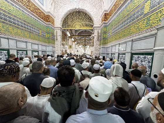 Saudi-Arabien, Hadsch-Pilger in Medina