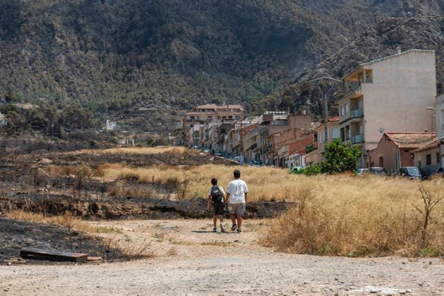 Spanien, Waldbrand in Los Garres
