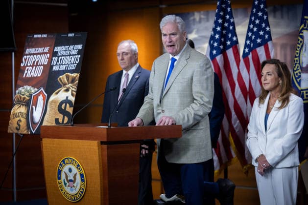 USA, Pressekonferenz der Republikaner im Kapitol in Washington DC