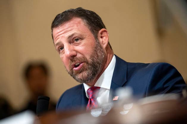 USA, Markwayne Mullin bei Anhörung des Ausschusses für innere Sicherheit zum Haushaltsantrag für das Haushaltsjahr 2027 in Washington DC