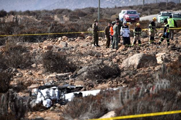 Chile, Absturz eines Flugzeugs der chilenischen Luftwaffe in La Higuera