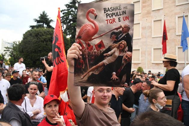 Albanien, Proteste gegen Bauprojekt von Trumps Schwiegersohn Jared Kushner in Tirana