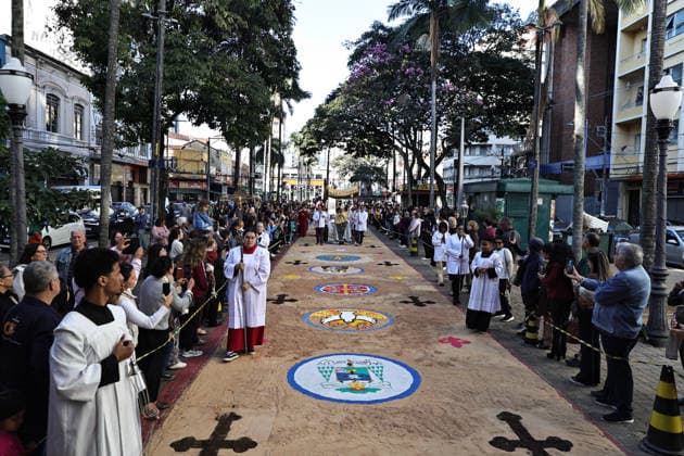 Brasilien, Fronleichnam in Campinas, Sao Paulo