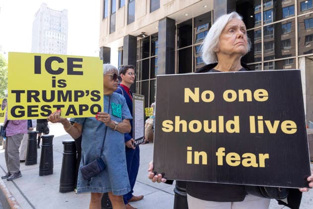 USA, Protest gegen ICE in New York