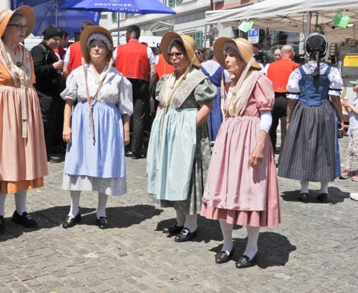 Schweiz, Trachtenchorfest in Sursee