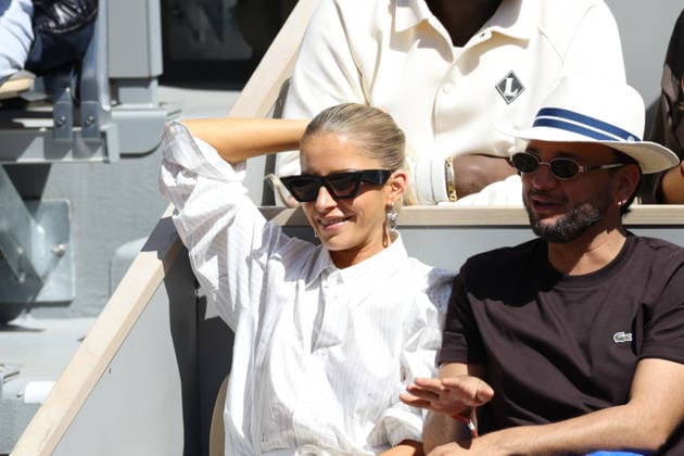 Celebrity, Caro Daur zu Gast bei Tennisturnier in Paris