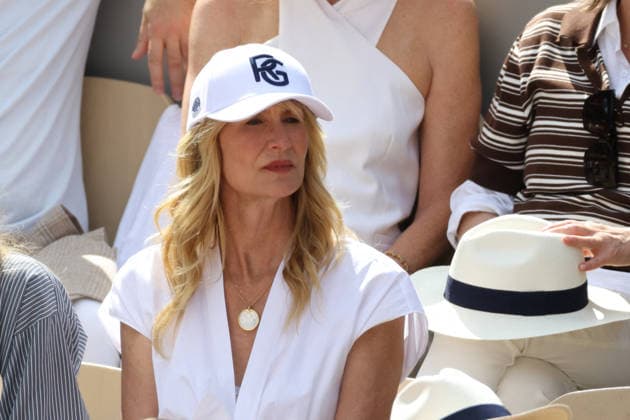 Celebrity, Laura Dern zu Gast bei Tennisturnier in Paris