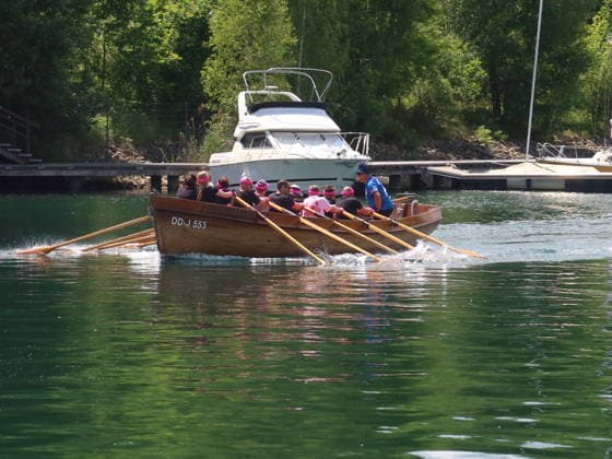 Sachsen, Lausitzer Kutterregatta auf dem Berzdorfer See in Görlitz