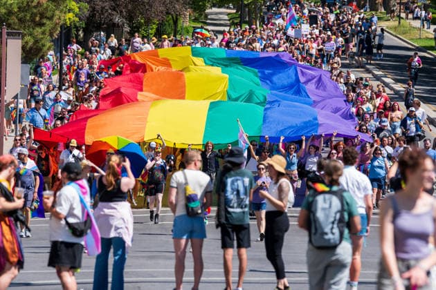 USA, Utah Pride March and Rally in Salt Lake City