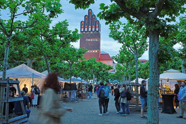 Hessen, Darmstädter Mathildenhöhe feiert Welterbefest
