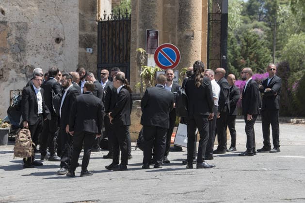 Celebrity, Hochzeit von Dua Lipa und Callum Turner in Palermo, Tag 2