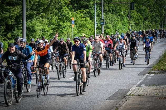 Berlin, ADFC-Fahrrad-Sternfahrt