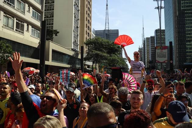 Brasilien, Pride Parade in Sao Paulo
