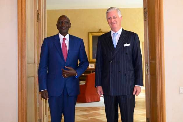 Royals, König Philippe von Belgien trifft William Ruto in Brüssel