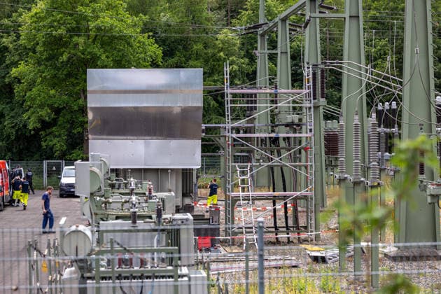 Baden-Württemberg, Stromausfall nach Brand in Umspannwerk in Reutlingen