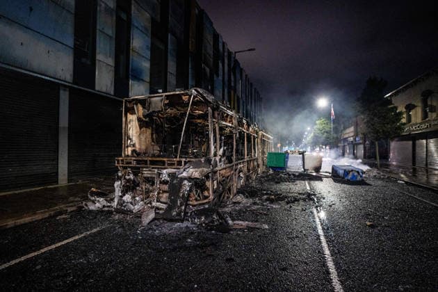 Großbritannien, Ausschreitungen in Belfast, Nordirland