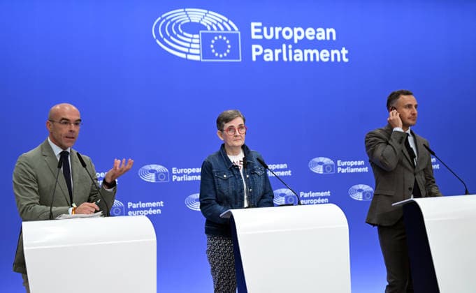 Brüssel, Pressekonferenz EU Migrations- und Asylpakt