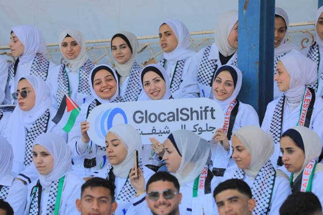 Gaza, Zeremonie für Medizinstudenten