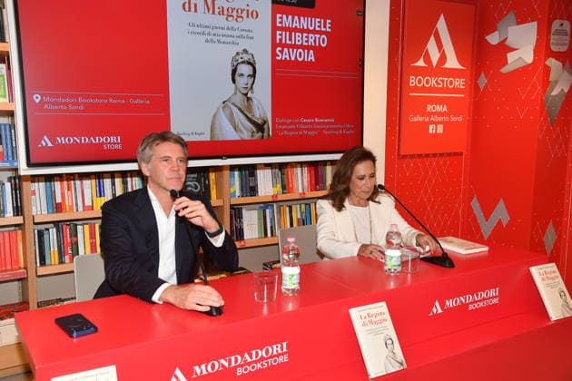 Arts, Bühne, Buchpräsentation von Emanuele Filiberto in Rom