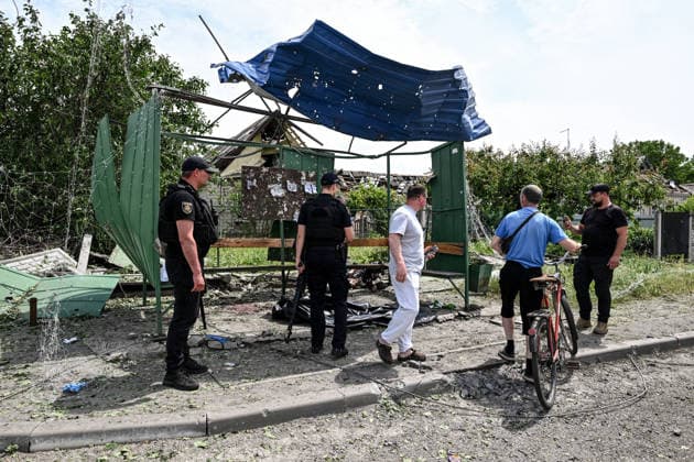 Ukraine-Krieg, Bombenangriff auf Saporischschja