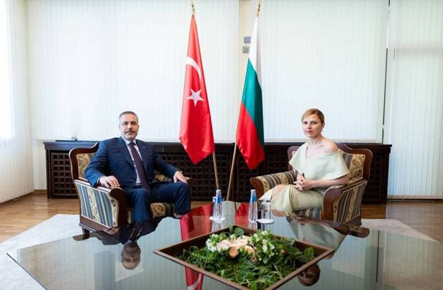 Bulgarien, Treffen von Hakan Fidan und Velislava Petrova-Chamova in Sofia