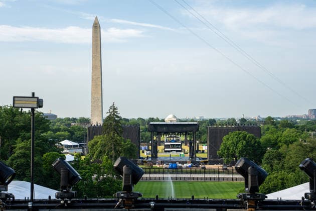 USA, UFC-Kampfarena am Weißen Haus in Washington