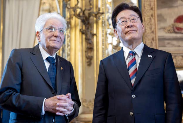 Italien, Sergio Mattarella trifft Lee Jae Myung in Rom