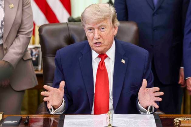 USA, Donald Trump unterzeichnet Proklamation zur kommerziellen Fischerei in Washington