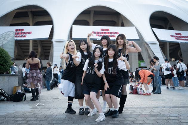 Music, BTS-Fans vor Start der BTS World Tour in Busan