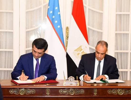 Ägypten, Badr Abdel-Aty empfängt Bakhtiar Saidov in Kairo