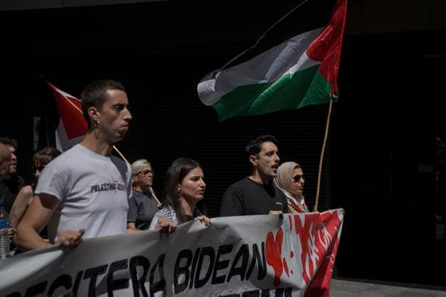 Spanien, Pro-palästinensische Demonstration in Beasain