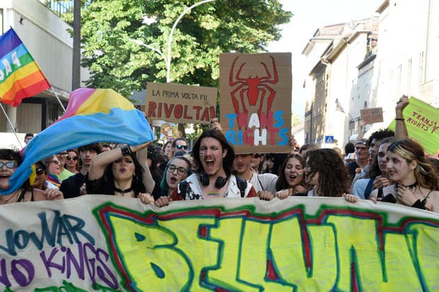 Italien, Pride Parade in Belluno