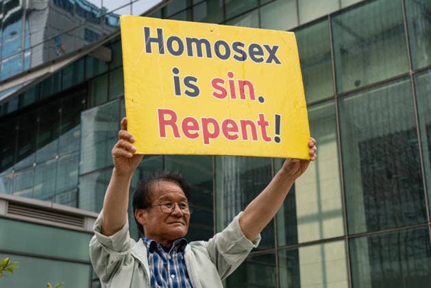 Südkorea, Queerfeindlicher Protest in Seoul