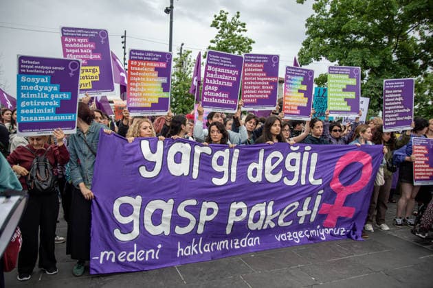 Türkei, Protest gegen Justizreform in Istanbul