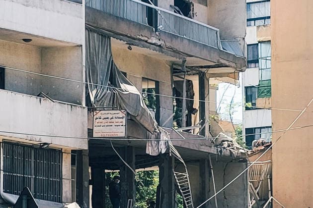 Krieg in Nahost, Israel bombadiert Vororte von Beirut