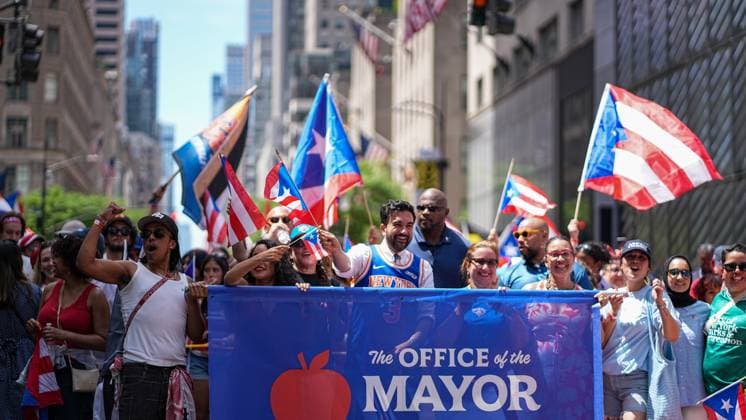 USA, National Puerto Rican Day Parade in New York