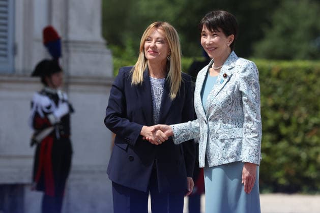 Italien, Giorgia Meloni empfängt Sanae Takaichi in Rom