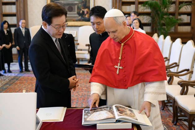 Vatikan, Papst Leo XIV. empfängt Lee Jae-myung