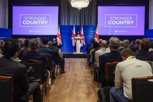 Großbritannien, Kemi Badenoch Rede in London
