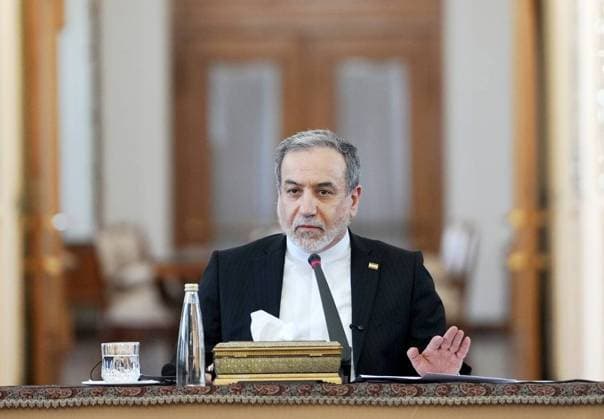 Iran, Abbas Araghtschi Pressekonferenz in Teheran