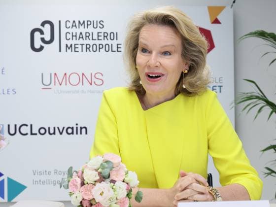 Royals, Königin Mathilde besucht U-Charleroi Campus