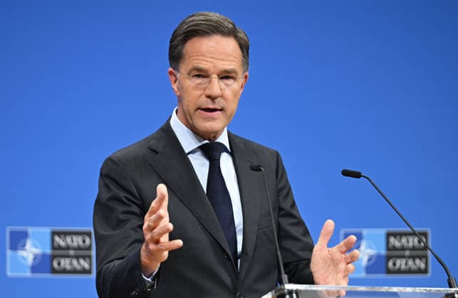 Belgien, Mark Rutte bei Pressekonferenz in Brüssel