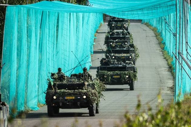 Deutschland, Größtes Heeresmanöver 2026 Fighter Lion in Lohheide unterwegs
