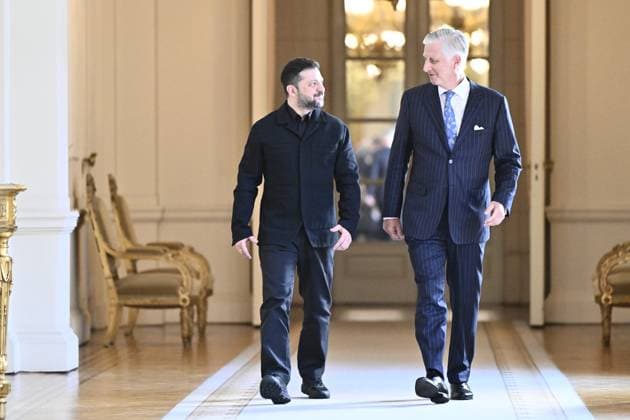 Royals, Belgien, König Philippe empfängt Wolodymyr Selenskyj