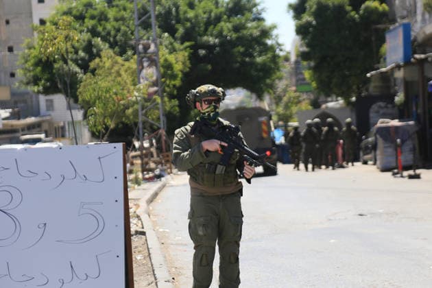 Nahostkonflikt, Westjordanland, Einsatz der israelischen Armee im Flüchtlingslager Balata